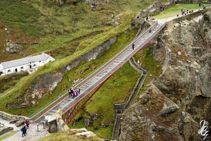 The Bridge at Tintagel Castle