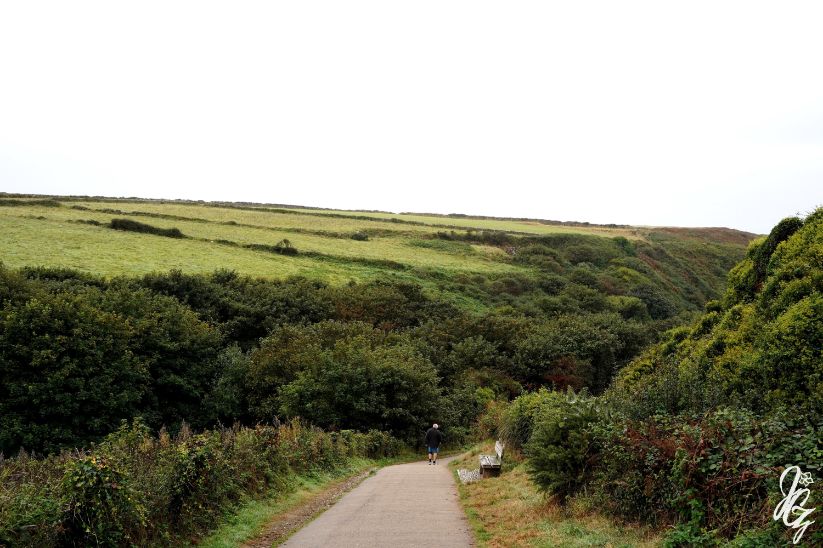 The path towards Tintagel Castle