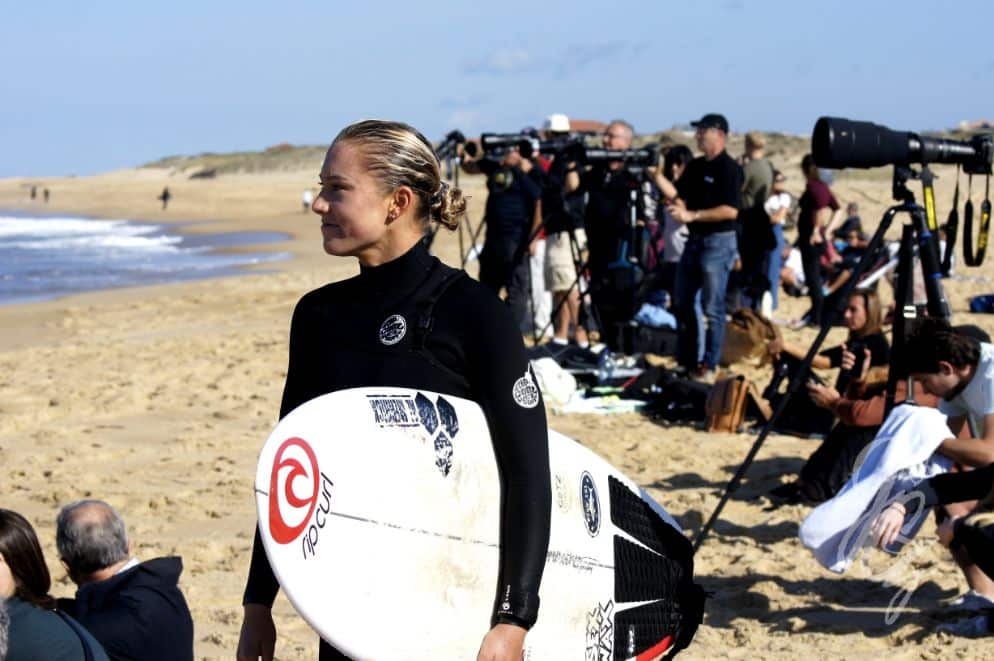 Alyssa Spencer at the Roxy Pro France 2021