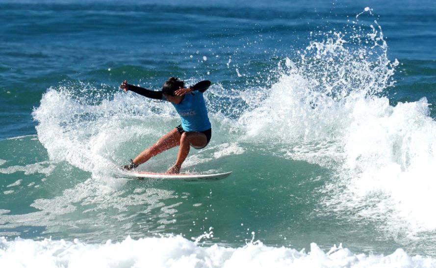 Brisa Hennessy at the Roxy Pro France 2021