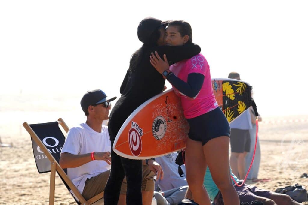 Brisa Hennessy at the Roxy Pro France 2021