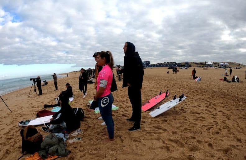 Brisa Hennessy at the Roxy Pro France 2021