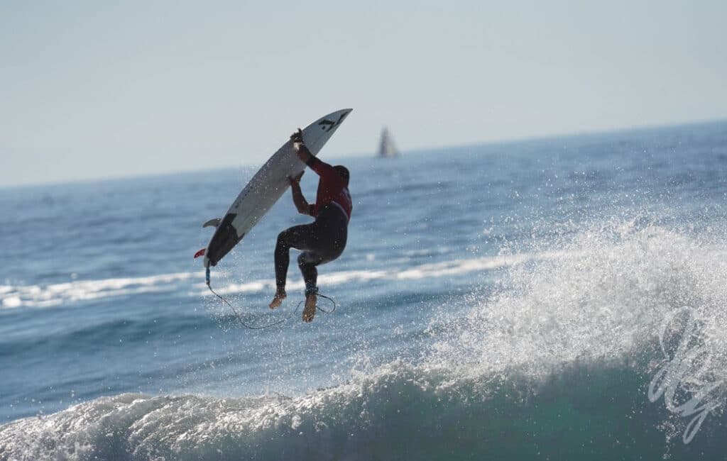 Caio Ibelli at the Quiksilver Pro France 2021