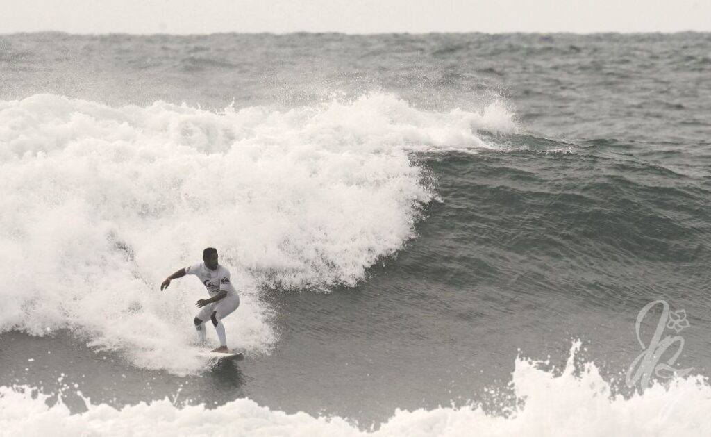 Edgard Groggia at the Quiksilver Pro France 2021