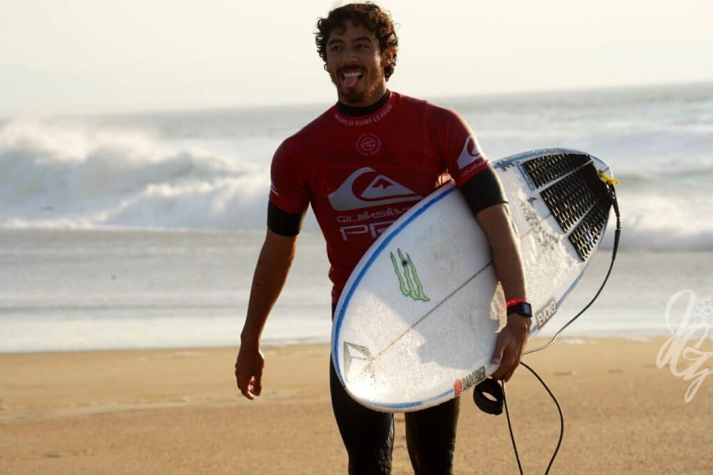 Yago Dora at the Quiksilver Pro France 2021