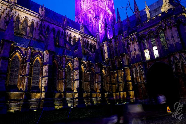 Illuminated Wall Walk at Lincoln Castle and Lincoln Cathedral
