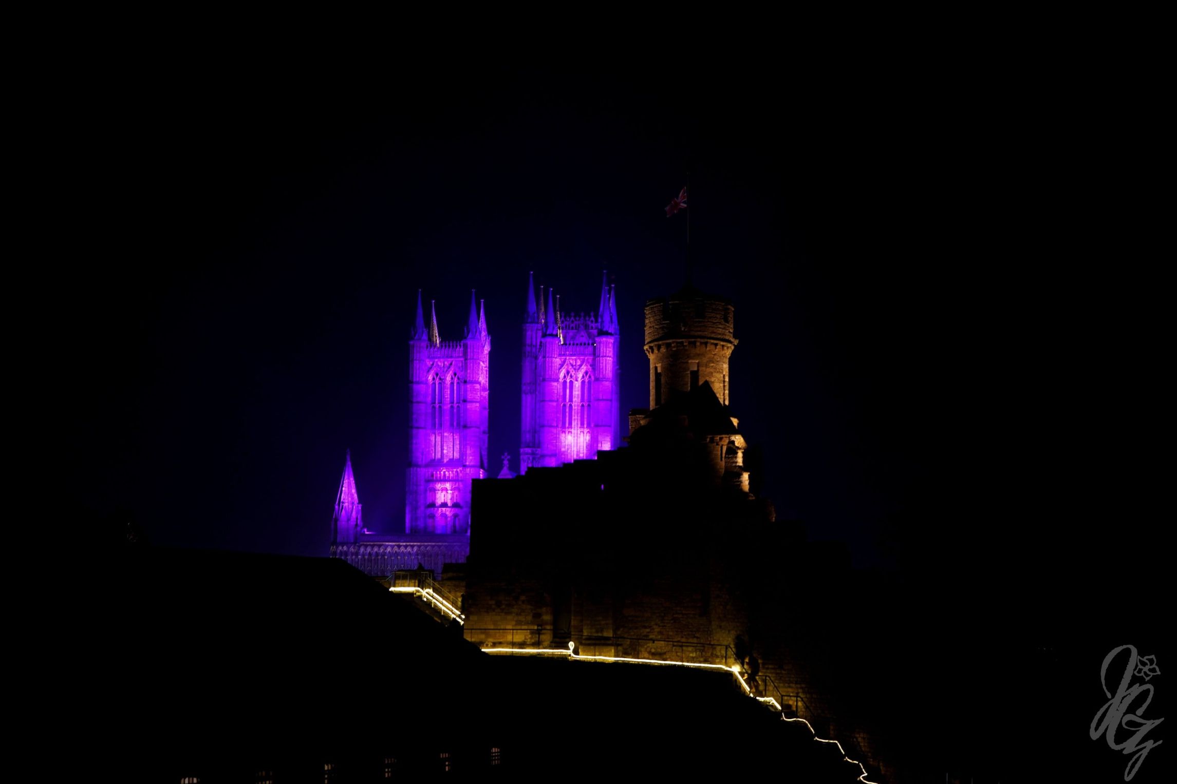 Illuminated Wall Walk at Lincoln Castle and Lincoln Cathedral