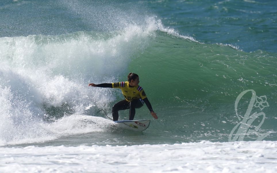 Brisa Hennessy at the Meo Pro Portugal 2022 at Supertubos in Peniche