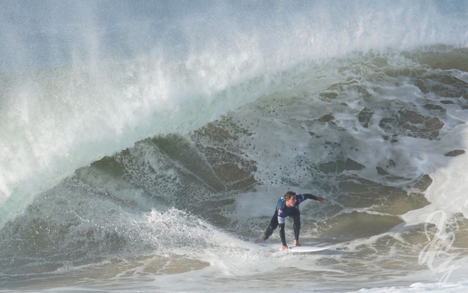 Callum Robson at the Meo Pro Portugal 2022 at Supertubos in Peniche