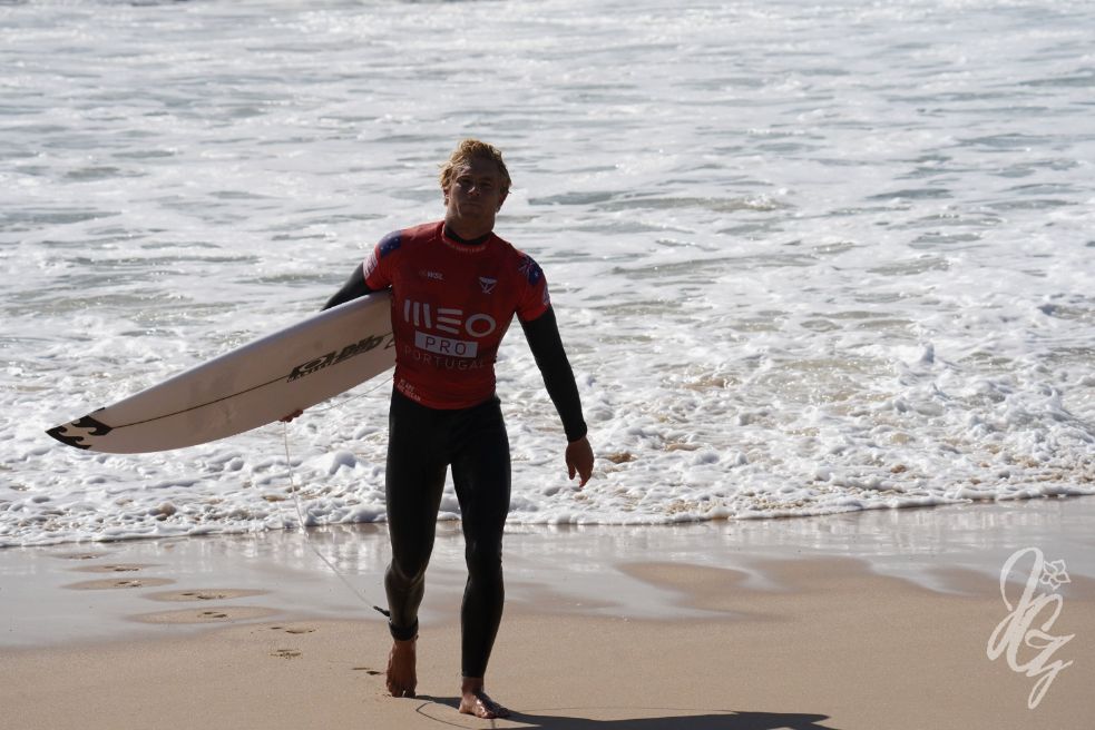 Ethan Ewing at the Meo Pro Portugal 2022 at Supertubos in Peniche