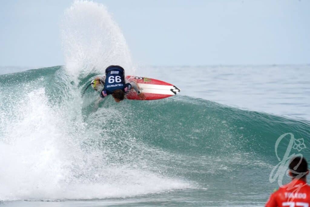 Griffin Colapinto at the Meo Pro Portugal 2022 at Supertubos in Peniche