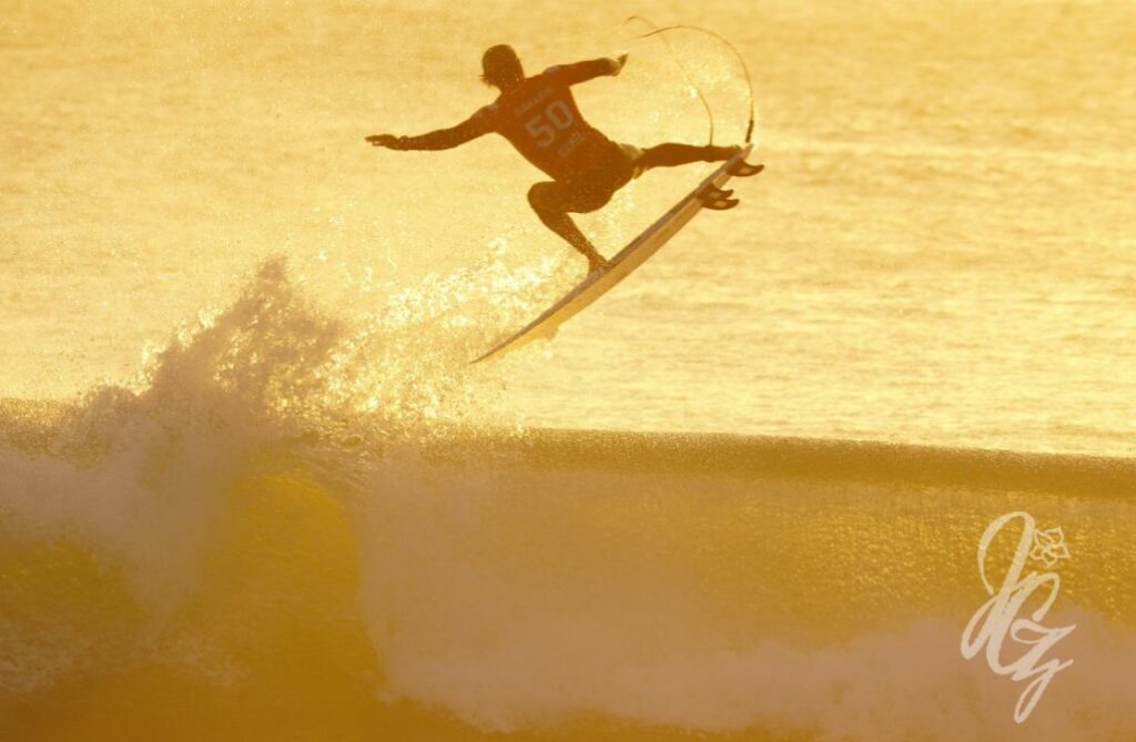 Kanoa Igarashi at the Meo Pro Portugal 2022 at Supertubos in Peniche