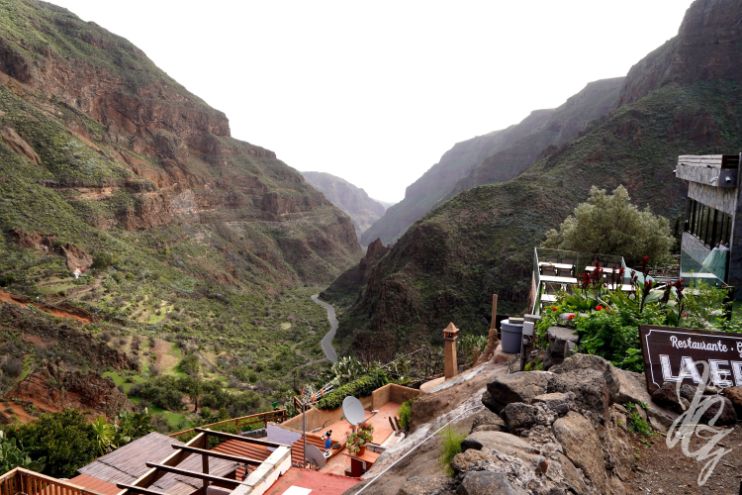 Guayadeque valley in Gran Canaria