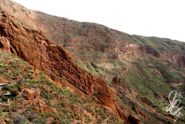 Guayadeque valley in Gran Canaria