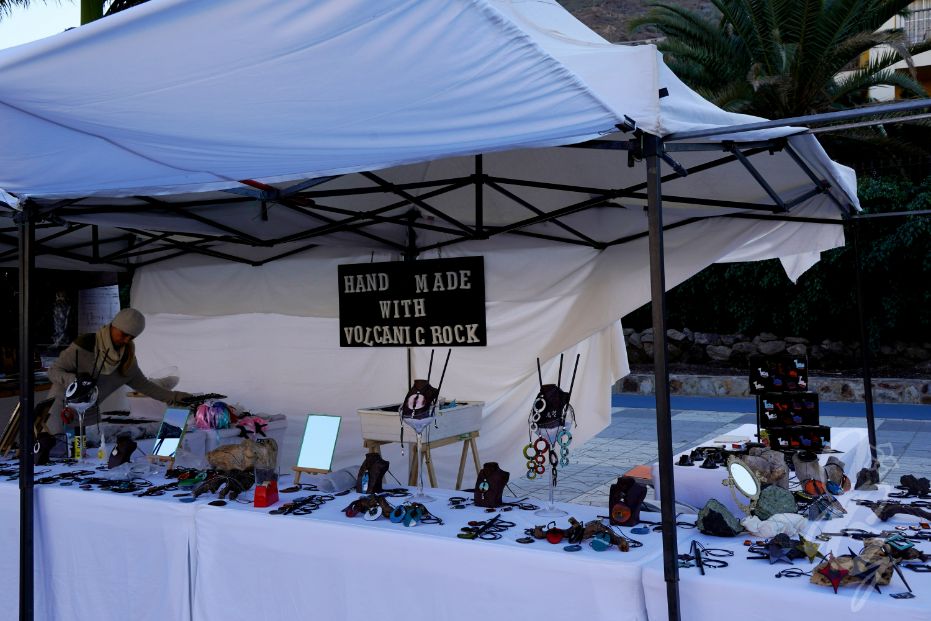 Market in Puerto de Mogan in Gran Canaria
