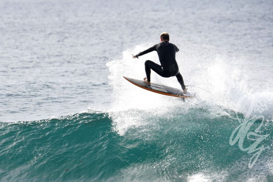 Surfer in Playa de las Americas in Tenerife