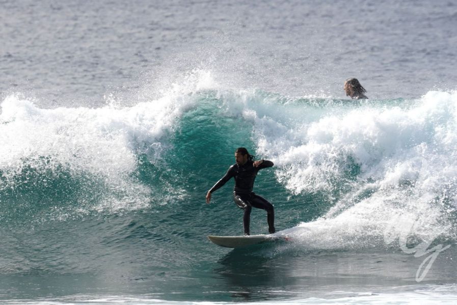 Surfer in Playa de las Americas in Tenerife