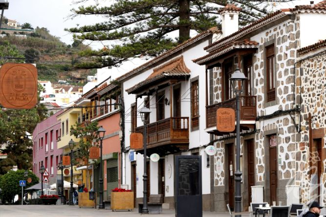 Houses in Teror in Gran Canaria