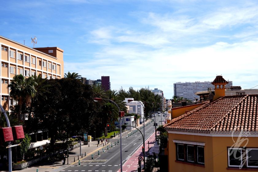 Views from The Roof in Las Palmas once the Calima was over