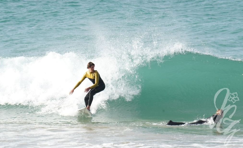 Surf competition at Praia de Faro