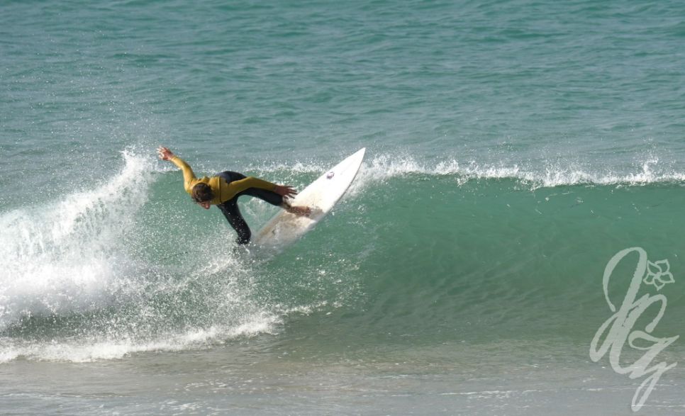 Surf competition at Praia de Faro