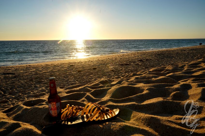 Sunset in Praia de Faro