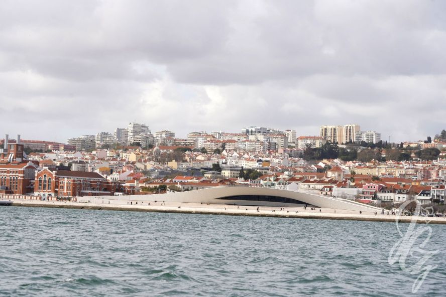 View towards the south of Lisbon from the water