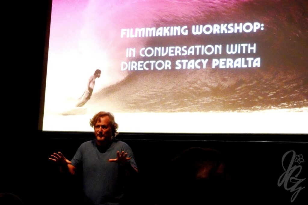 Stacy Peralta in July 2022 at the Genesis Cinema in London