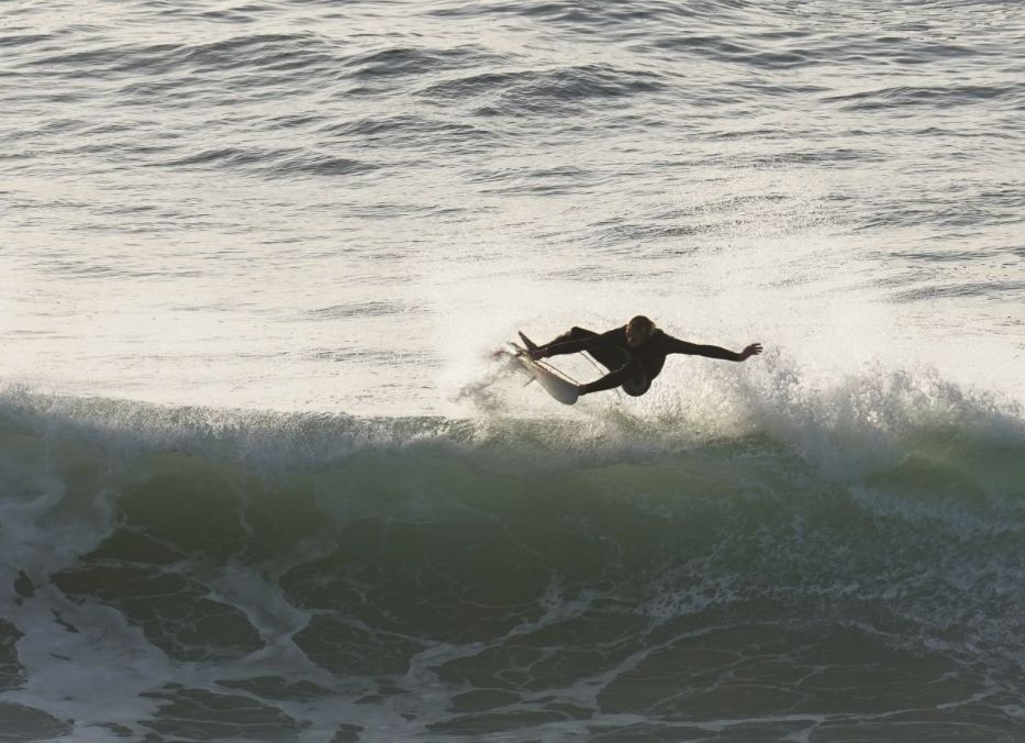 Surfer at Fistral Beach