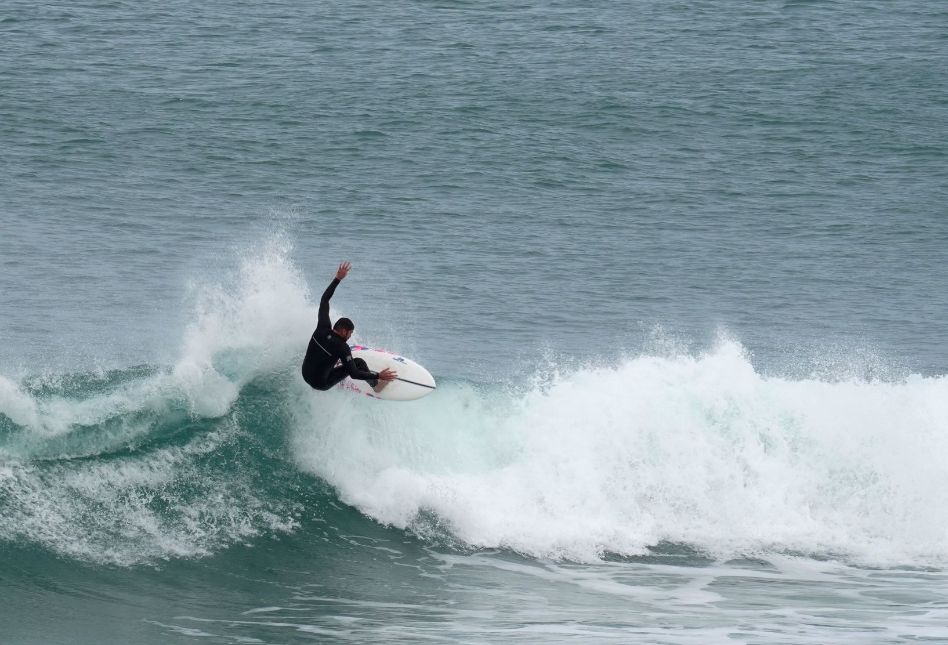 Surfer at Fistral Beach