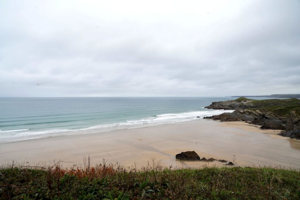 Lusty Glaze beach