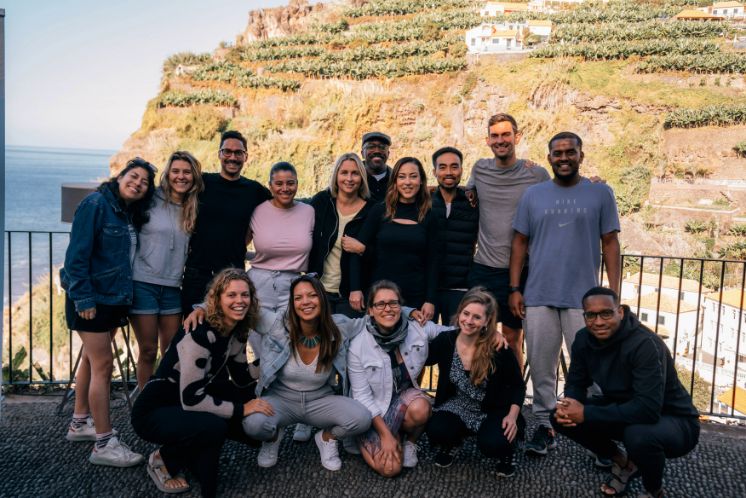 Participants of the Level Up Club in Madeira in November 2022
