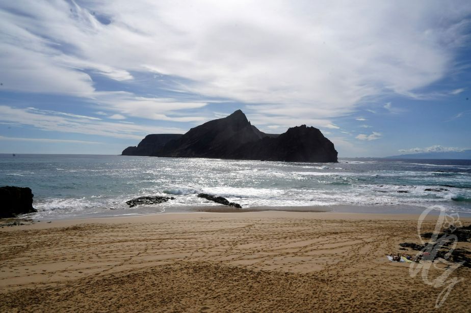 Calheta beach in Porto Santo Island