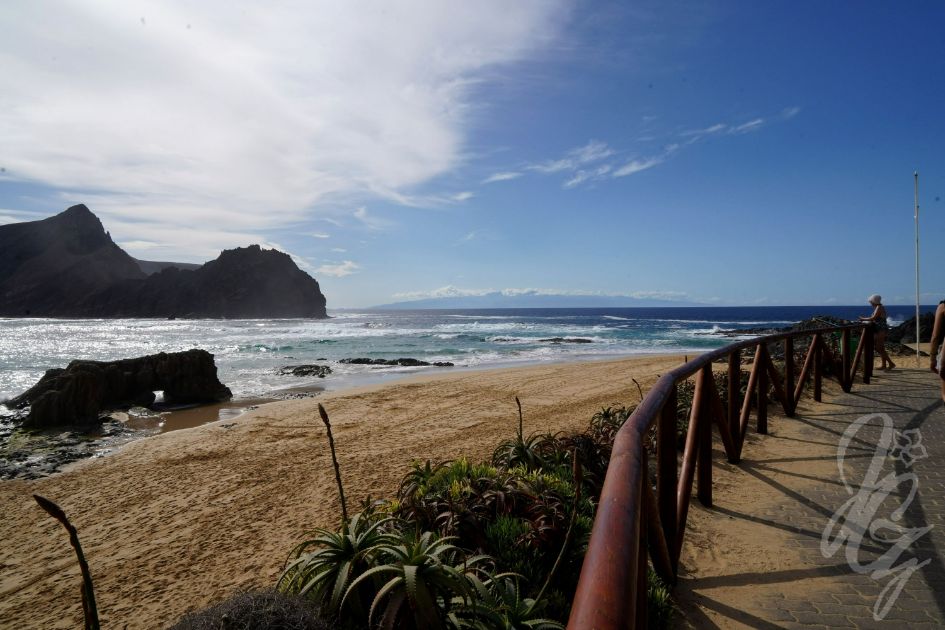 Calheta beach in Porto Santo Island
