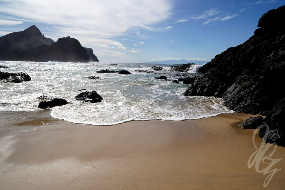 Calheta beach in Porto Santo Island