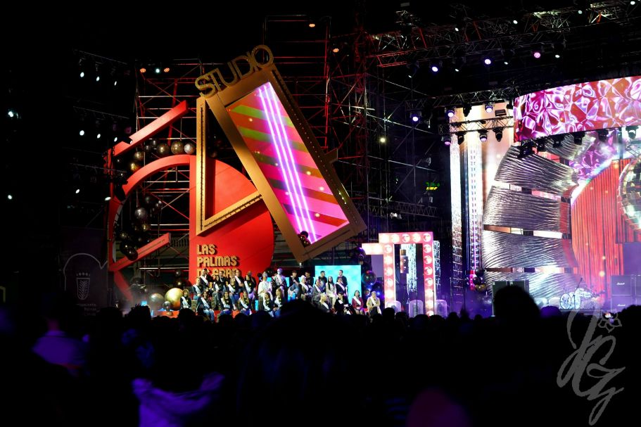 Opening night at the Carnival in Las Palmas de Gran Canaria