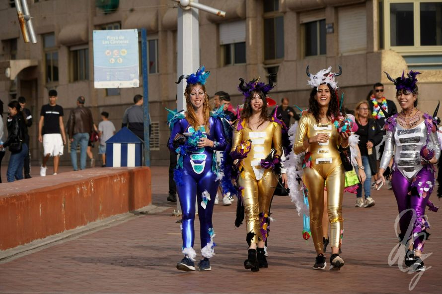 Shrove Tuesday at the Carnival in Las Palmas de Gran Canaria