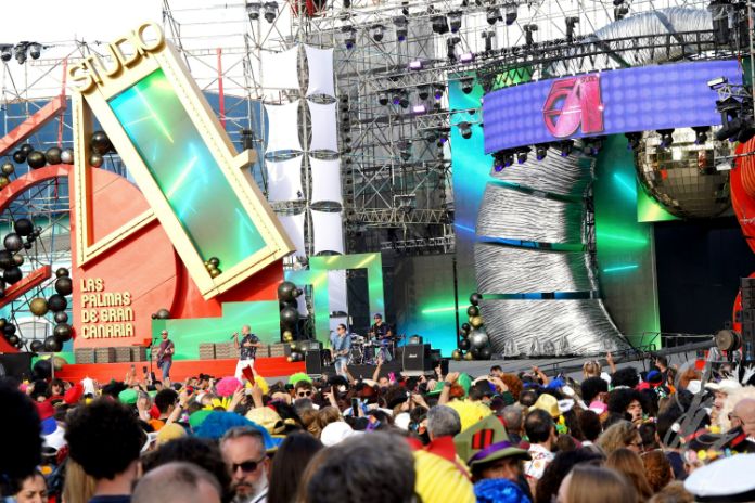 Shrove Tuesday at the Carnival in Las Palmas de Gran Canaria