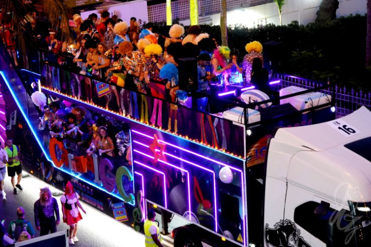 Grand Parade at the Carnival in Las Palmas de Gran Canaria
