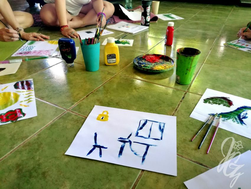 Creative learning during the Yoga Teacher Training in Costa Rica