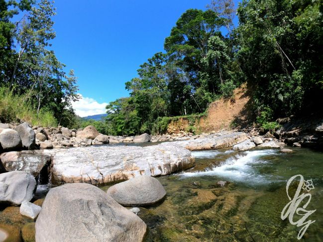River with swimming hole in Uvita, Costa Rica