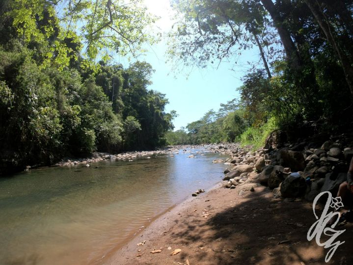 River with swimming hole in Uvita, Costa Rica