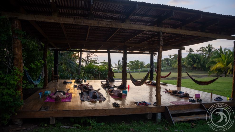Yoga at SurfExpedition in Costa Rica