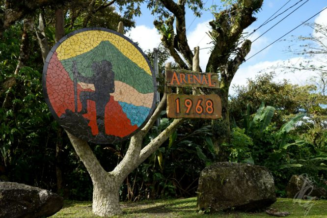 El Arenal Volcano in La Fortuna in Costa Rica