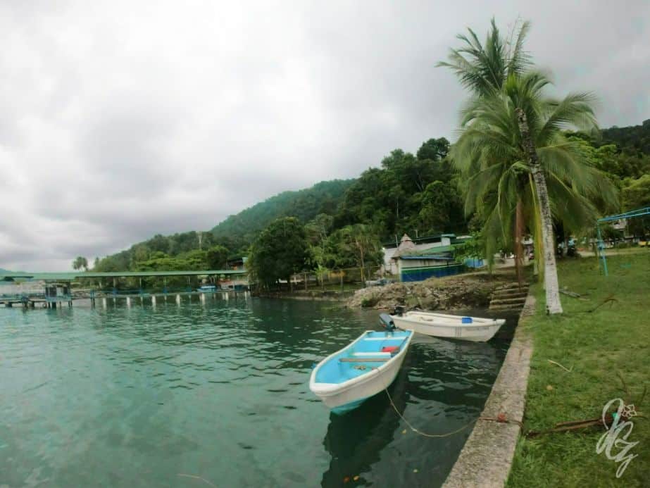 The town of Golfito in Costa Rica