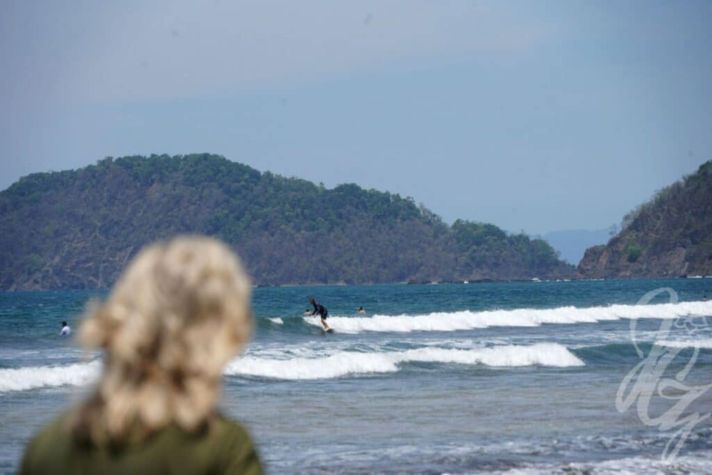 Surfing in Jaco in Costa Rica