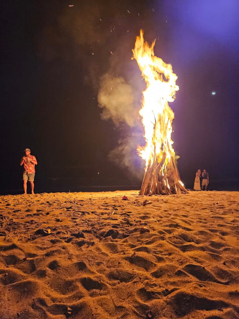 Bonfire at Ranchos Itauna