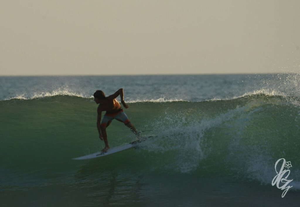Sunset Surf in Santa Teresa in Costa Rica