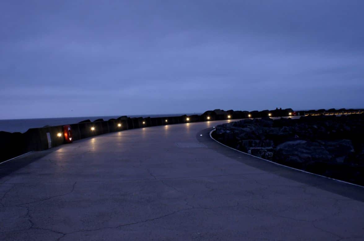 Beach promenade in Ostend