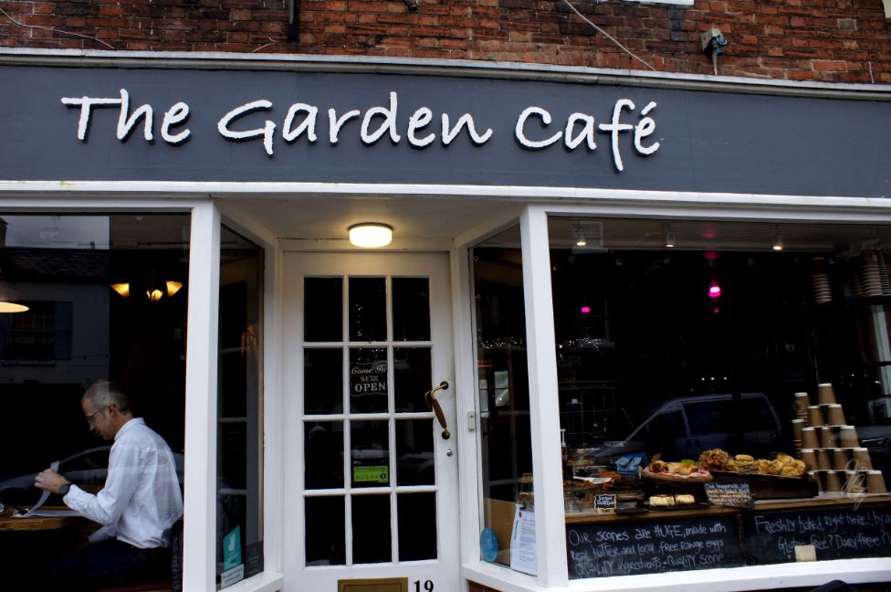 Garden Cafe on Sheep Street in Stratford-Upon-Avon